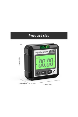 Pazly Taban. Seviyesi Seviye Ölçer Manyetik Makineleri Lcd İşleme İnşaat İle İçin Elektronik Dijital Baloncuk Aracı, Aracı Ahşap Açı Nq