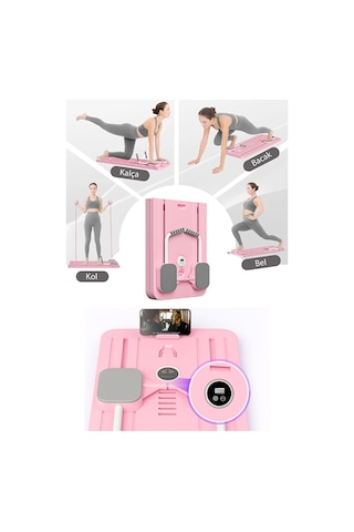 Kochler Pilates Aleti – Zamanlayıcılı, Direnç Bantlı Çok Amaçlı Egzersiz Tahtası