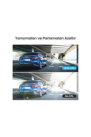 Viofo Cpl-600 Polarize Rtc420/rc320/a329s/a329t/a229 Ultra Arka Kamera Uyumlu Cpl Filtre