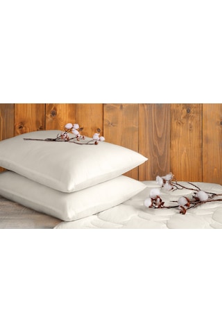 2 Adet Pamuk Yastık İç Dolgu 2 KG %100 Doğal Pamuk 50x70