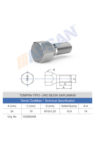 20 Adet Tempra/tipo/uno Bijon Saplama 20 Adet Tempra/tipo/uno Bijon Saplama