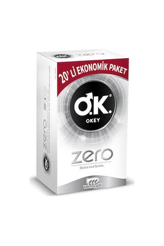 Okey Nirvana Prezervatif & Okey Zero Prezervatif 2 x 20'li