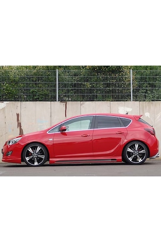 Opel Astra J HB Rieger Marşpiyel Seti Mat Siyah Plastik 2009-2014