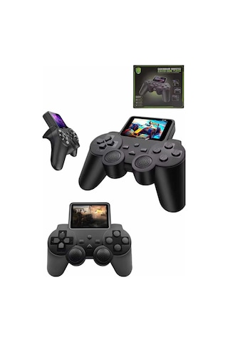 Mey İthalat S10 Gamepad 520 Oyunlu Klasik Taşınabilir Retro Oyunlar Oyun Konsolu El Atarisi