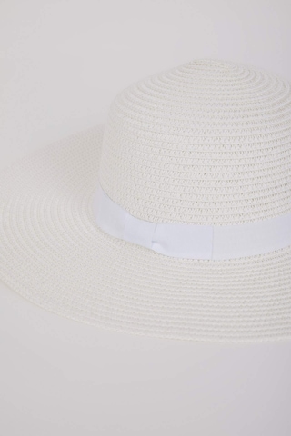 DeFacto Kadın Hasır Şapka M8818AZ25SMWT41 Beyaz