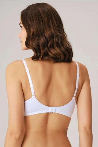 Balenli Desteksiz Dolgusuz Askıları Çıkabilen Günlük Klasik T-shirt Sütyeni Siyah