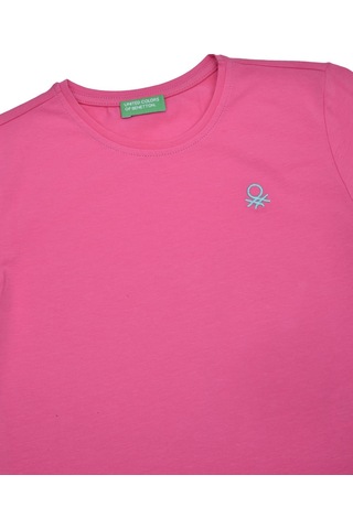 United Colors Of Benetton Kız Çocuk T-shirt - Pembe Pembe