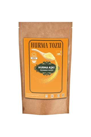 Hurma Aşkı Hurma Tozu 500 G
