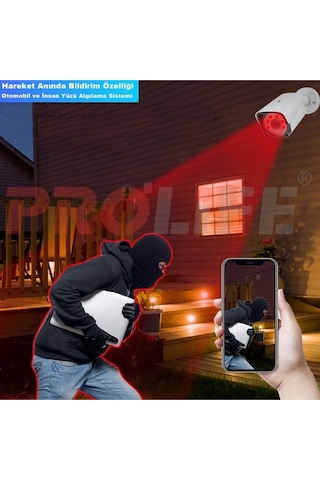 4 Kameralı 5 Mp Yüz ve Araç Algılamalı  Güvenlik Kamerası Sistemi