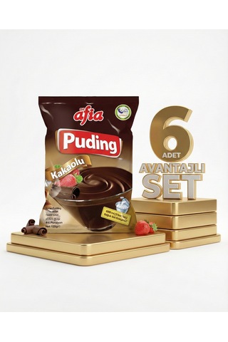 Afia Kakaolu Puding 6x125 Gr