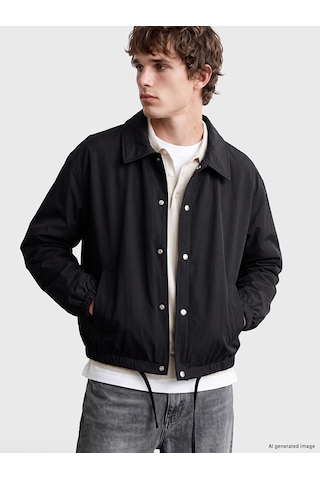 LC Waikiki Lc Waıkıkı Siyah Loose Fit Erkek Ceket