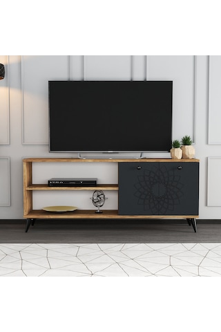 Moxen Mobilya TY2 Desenli Raflı Tv Ünitesi