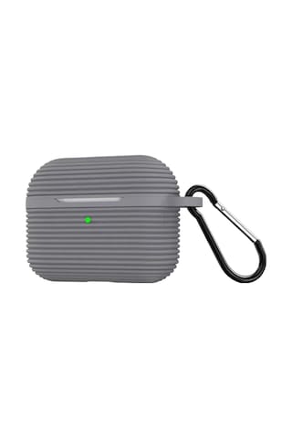 Newface Apple Airpods Uyumlu Pro 3 3.nesil Raven Silikon Kılıf - Gri - 542