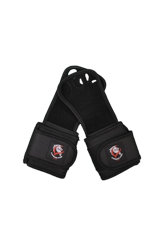 Dragondo 1752C Weightlifting Grip Ağırlık - Halter Eldiveni Siyah