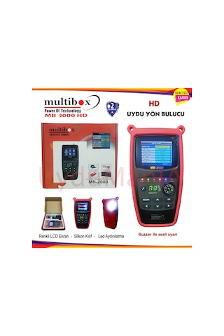 Multibox Mb-2000 Hd Uydu Yön Bulucu - Renkli Ekran