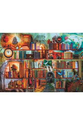 Anatolian 3000 Parçalık Gizemli Kitaplık Puzzle