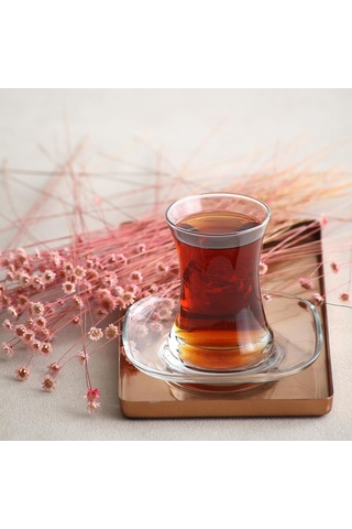 Zen 12'li Çay Seti Çok Renkli