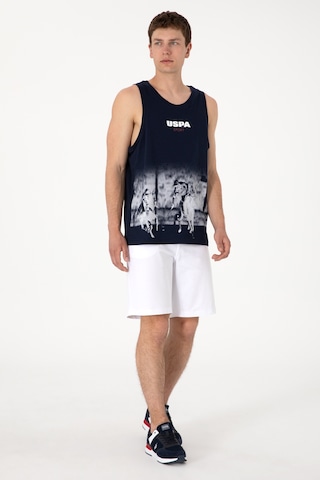 U.s. Polo Assn. Erkek Beyaz Şort Örme 50300150-vr013 Beyaz