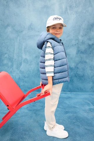 Defacto Erkek Bebek Su Geçirmez Tafta Kapüşonlu Şişme Yelek A2221a525auın257 İndigo