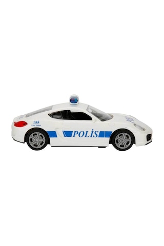 Suncon 1:20 Uzaktan Kumandalı Suncon Usb Şarjlı Polis Arabası 20 Cm. - Beyaz Çizgisiz