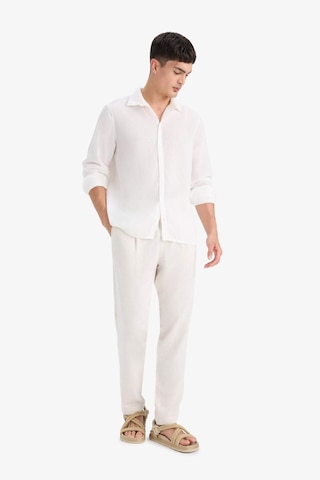 Defacto Relax Fit Geniş Paça Keten Karışımlı Pantolon B1043ax25smbg228 Bej