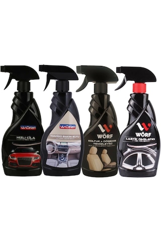 Wörf 4'lü Oto Bakım Seti