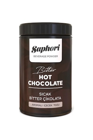 Saphori Sıcak Bitter Çikolata Aromalı İçecek Tozu 1 Kg 1 KG