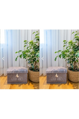 Sözok Ticaret 2 Adet Keçe Kapaklı Kutu Mini Gri (35X24X24Cm) Als-Kk-Min-Gri Çok Renkli