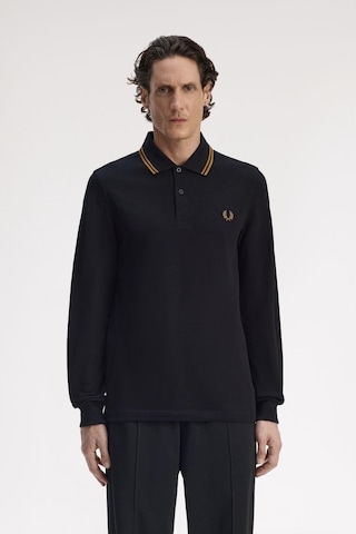 Fred Perry M3636 Ls Twin Tipped Fp Erkek Polo Tişört Siyah