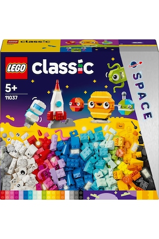 LEGO® Classic Yaratıcı Uzay Gezegenleri 11037 5+ Yaratıcı Oyuncak Yapım Seti - 450 Parça