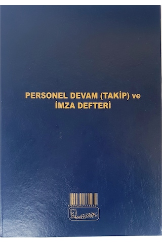 Kocaoluk Personel Devam Takip ve Imza Defteri Cilt Kapak 100 Yp