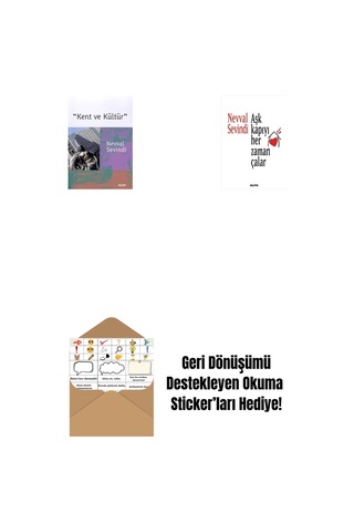 Kent Ve Kültür + Aşk Kapıyı Her Zaman Çalar + Okuma Sticker'ları