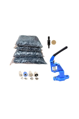 Çıtçıt makinesi, (Antrasit) 720 adet 15mm Paslanmaz Alfa Çıtçıt,