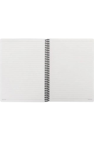 Keskin Hisli Şeyler A4 Çizgili Spiralli Stickerli Defter Dinlenmek İstiyorum 80yp