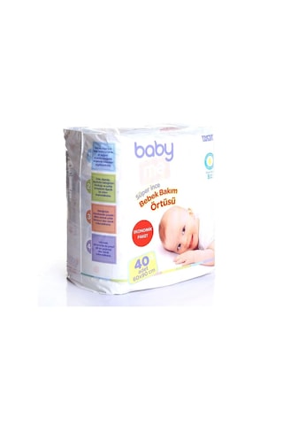 Baby Me Ekonomik Paket Süper İnce Bebek Bakım Örtüsü 60 x 90 CM - 40 Adet