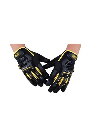 Single Sword Mechanix Tam Parmak Koruyucu , Darbe Emici İş Eldiveni, Touch Uyumlu Özellikli Motorcu&spor Eldiveni, Unisex Eldiven
