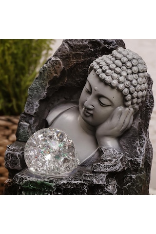 Zen Işıklı Yol Temalı Su Şelalesi