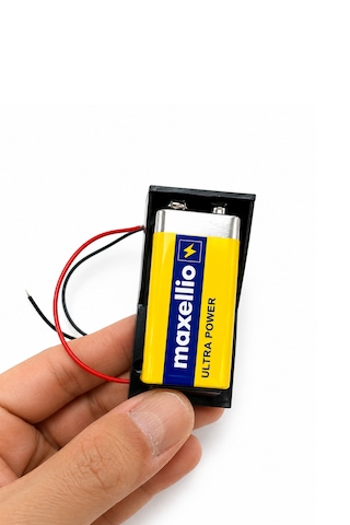 Pil Yuvası 9v Açık - 10 Adet