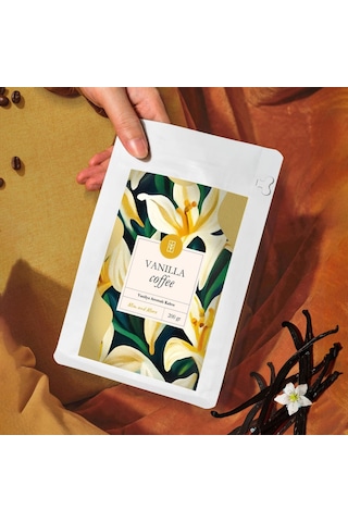 Mim And More Vanilla Coffee Vanilya Aromalı Kahve Çekirdek Kahve 200 G