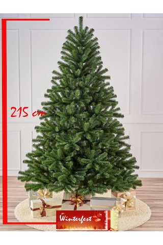 Yılbaşı Çam Ağacı 210 Cm 800 Gür Dallı Demir Ayaklı