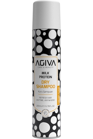 Agiva Milk Protein Amino Complex Kuru Ve Yıpranmış Saçlar İçin Kuru Şampuan 200 Ml