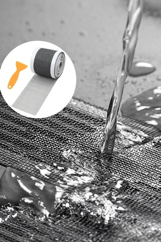 Thentech Kendinden Yapışkanlı Banyo Lavabo Gider Filtresi Kes Kullan Yapışkanlı Gider Temizleyici 4mt