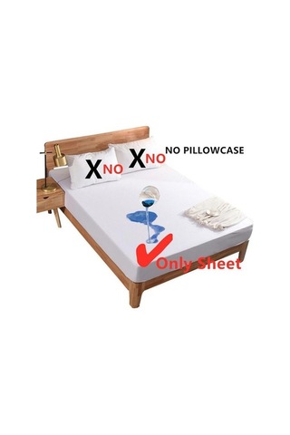 Novahub Derin Cep Yatak Çarşaf, 80x200cm, %100 Su Geçirmez, Elastik Bantlı, Yatak Portector, Yatak Topper, Gül Renkli Ev Tekstili Kılıf Gül