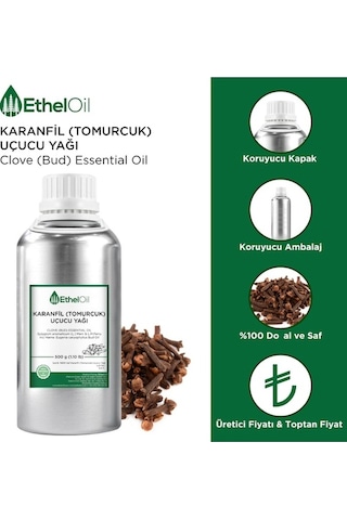 Etheloil Karanfil Tomurcuk Uçucu Yağı 500 G