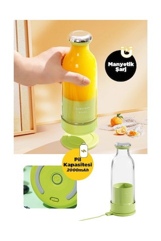 Wrapsol Smoothie Blender 300ml Green