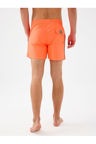 LOFT Regular Fit Erkek Deniz Şortu Neon Orange