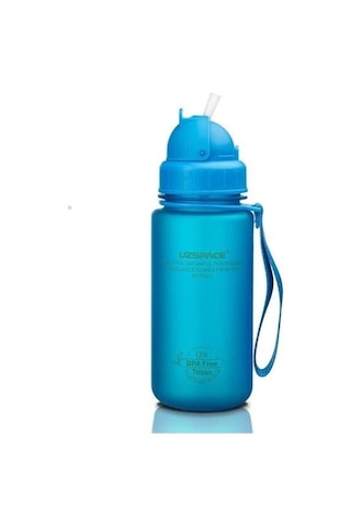Uzspace Pipetli 400ml Tritan Su Matarası Bpa Koku Sızdırma Yok