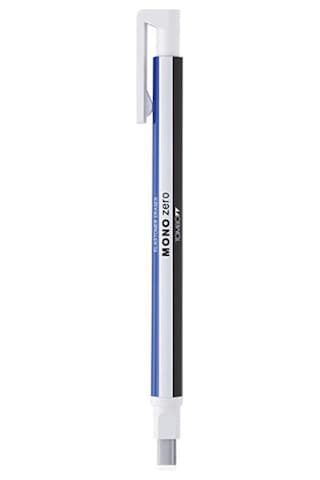 Tombow Mono Zero 2,5mm Yassı Uç Çizgili Basmalı Kalem Silgi Refil