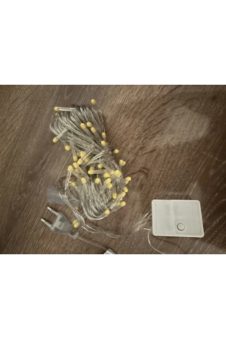 10m 100 Led Damla Uçlu Gün Işığı Şeffaf Kablo Mz-17-4