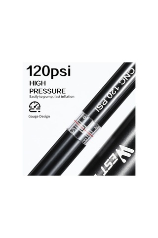 Xiyyadms Bisiklet Yüksek Basınçlı Hava Pompa 120psı - Manometreli Dikey Tip - Alüminyum - Bisiklet Malzemesi